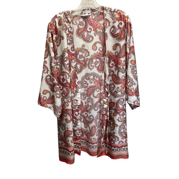 PJ Luxe Robe front tie Woman's Size large - Picture 1 of 6